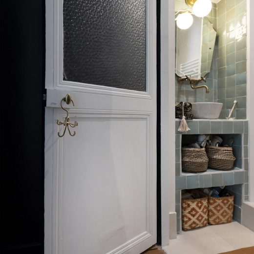 optimisation d'espace d'un petit appartement à Paris - salle de bain