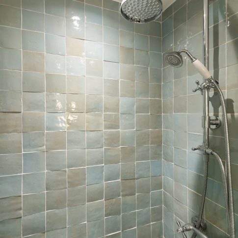 optimisation d'espace d'un petit appartement à Paris - détail douche de la salle de bain