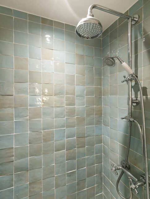 optimisation d'espace d'un petit appartement à Paris - détail douche de la salle de bain
