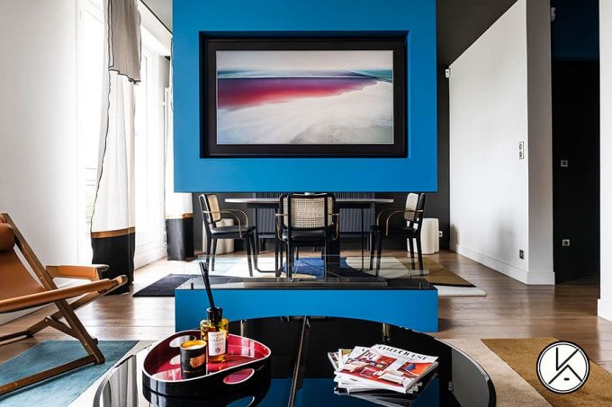 masculine elegance living room and designer TV unit 4