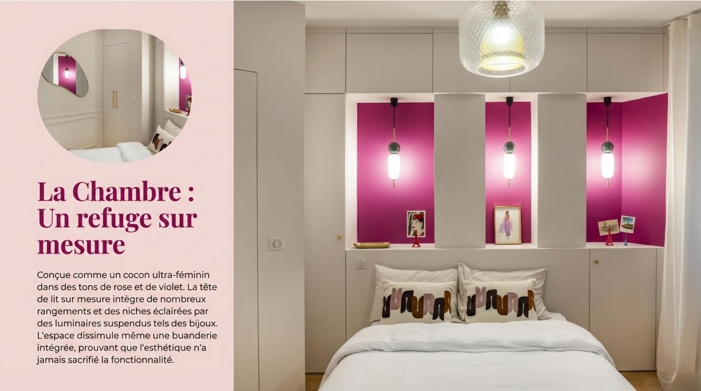 projet Emily in Paris chambre refuge sur mesure