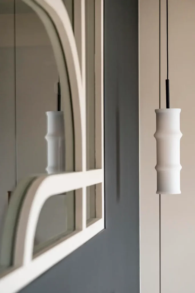 gros plan sur la verrière intérieure