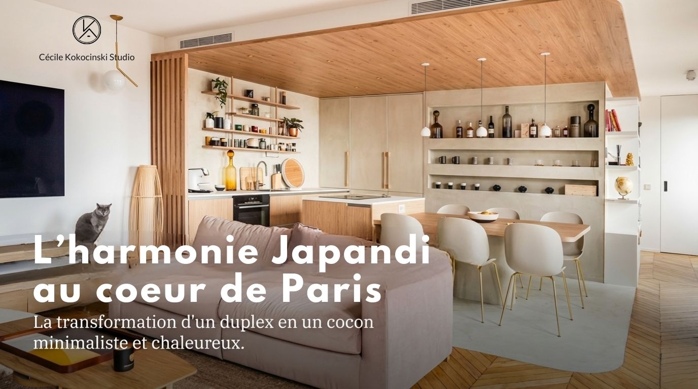 1. rénovation japandi duplex paris