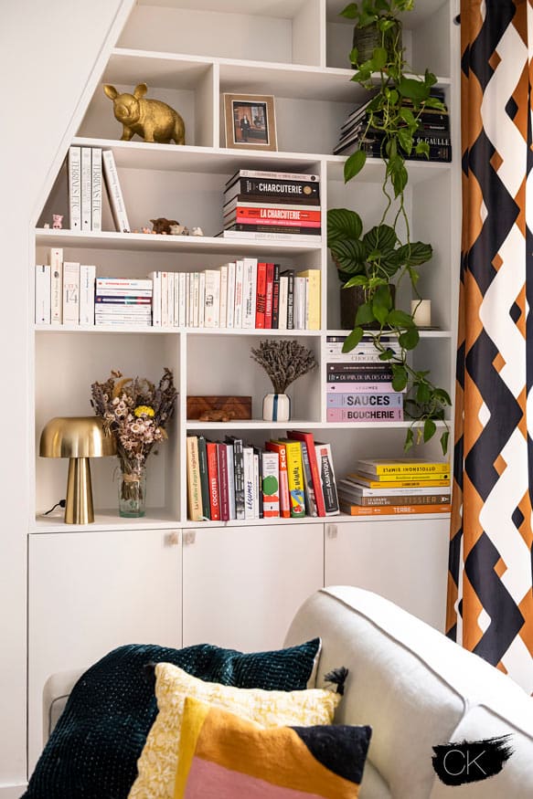 creation bibliotheque piece principale