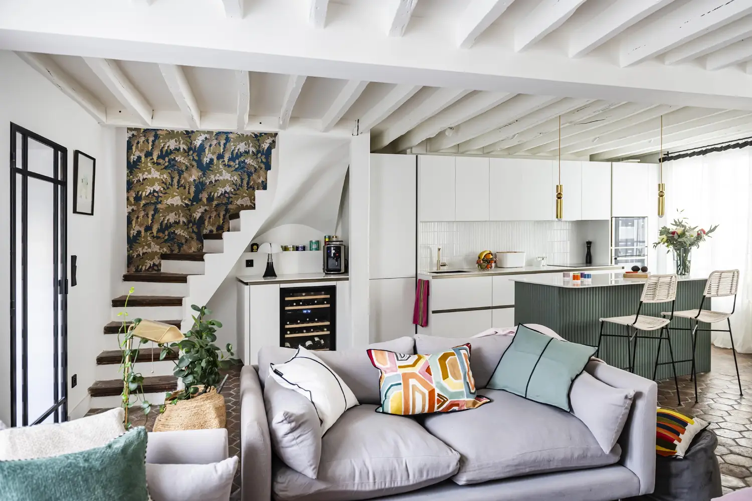 rénovation appartement duplex paris 5 immeuble ancien 12