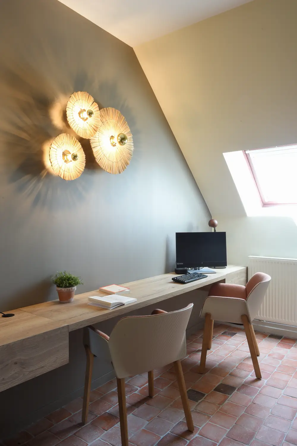 suite campagne perche déco bureau épuré