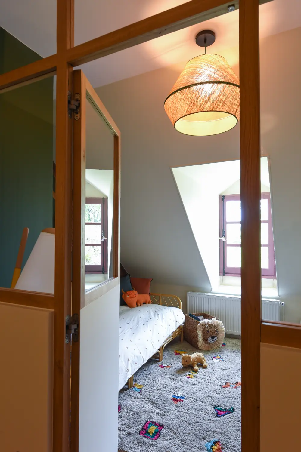 suite campagne séparation vitrée chambre enfants