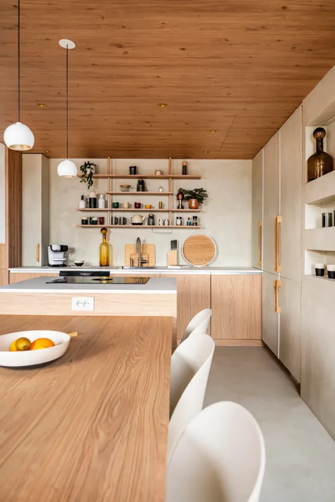 vue couloir de la cuisine